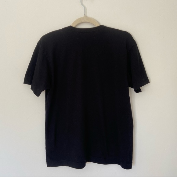 Comme Des Garcons Play Heart Print Tee Shirt Black size Medium - Picture 7 of 8